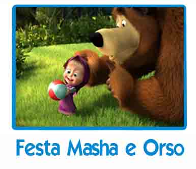 Festa a tema masha e orso