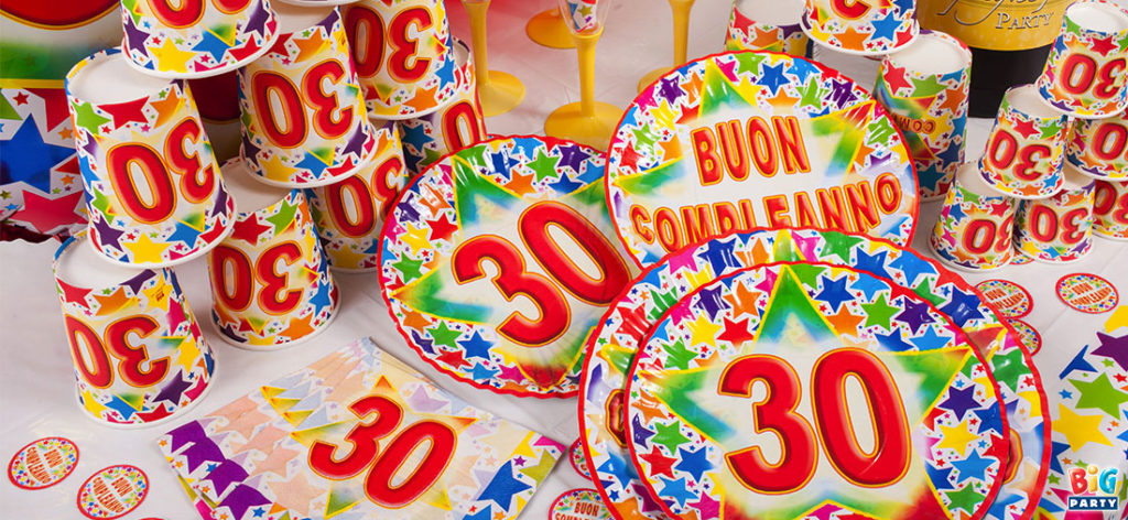 Articoli Feste Compleanno Palloncini 30 Anni Happy Party Torino