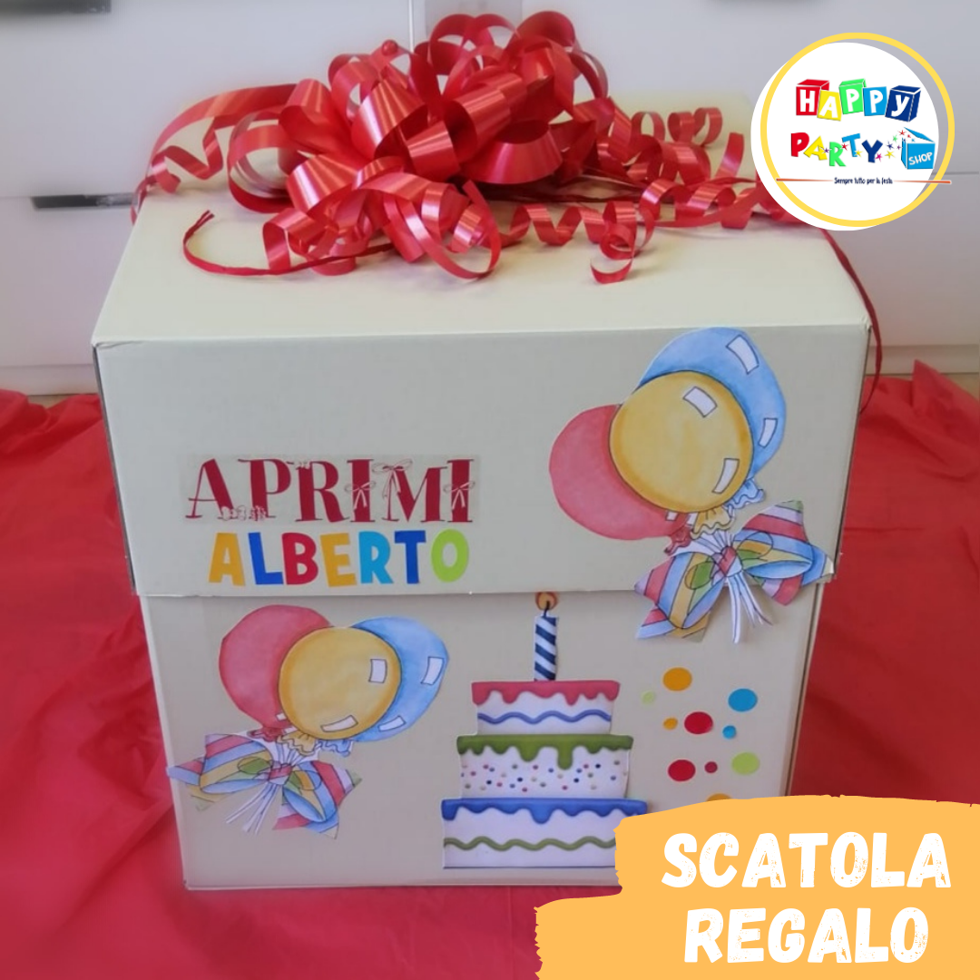 scatola sorpresa palloncino