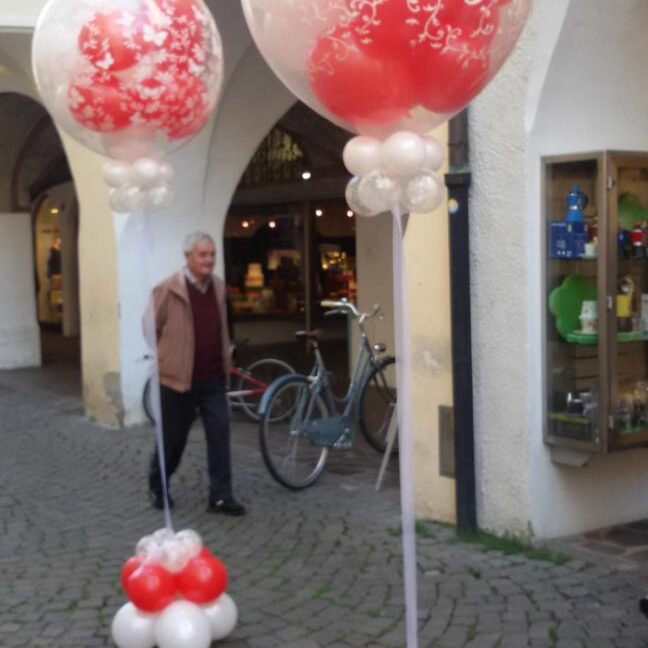 mongolfiere di palloncini