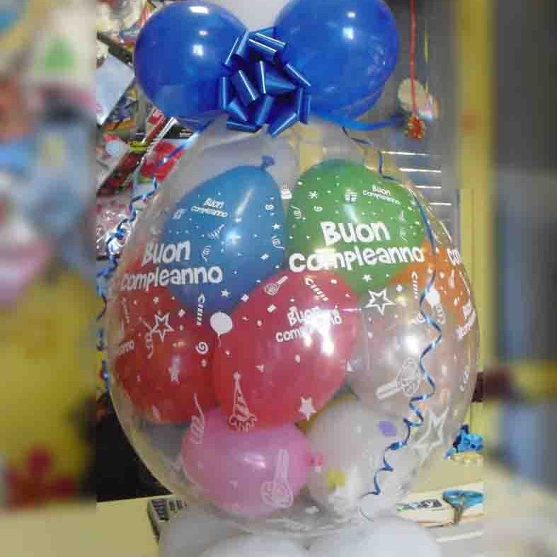 regalo nel palloncino